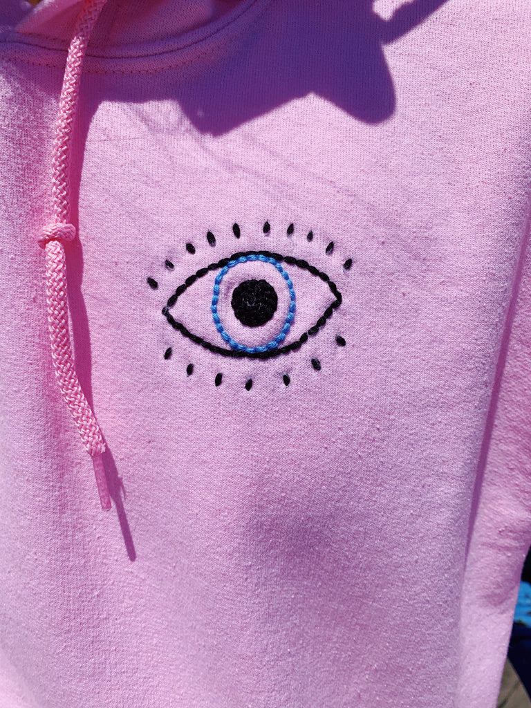 Embroidered Eye Hoodie