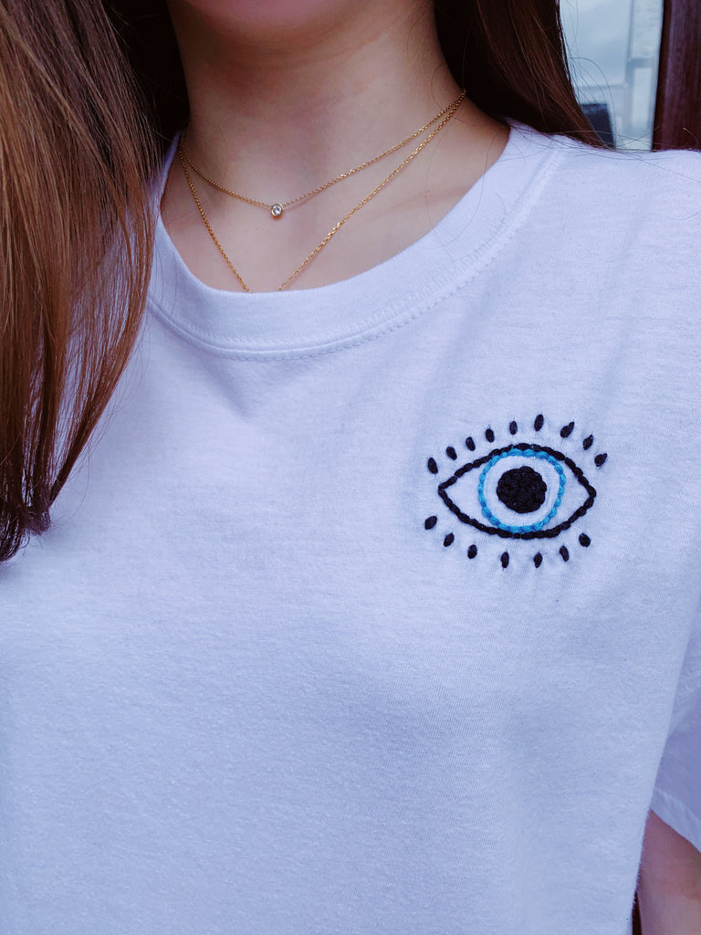 Embroidered Eye and Bolt T-Shirt!