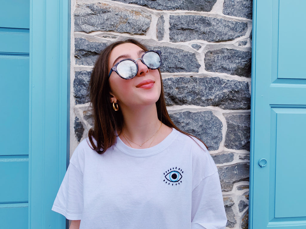 Embroidered Eye and Bolt T-Shirt!