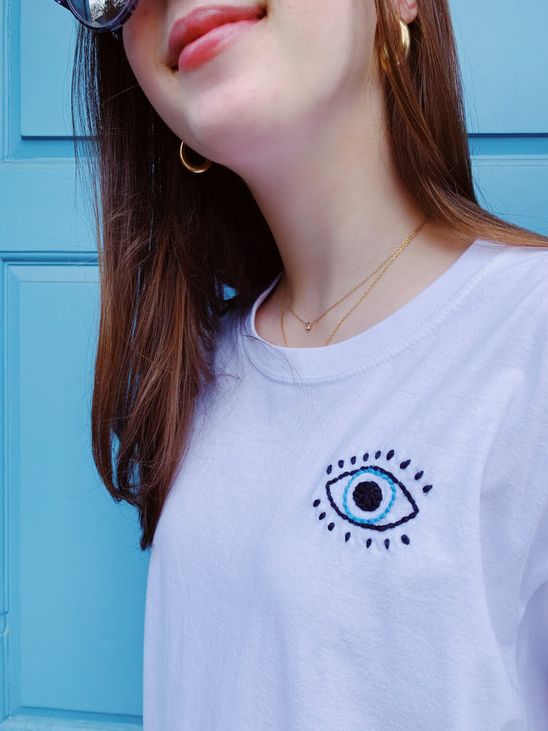 Embroidered Eye and Bolt T-Shirt!